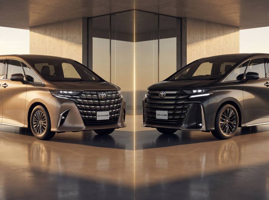 Toyota Vellfire vs Alphard difference — side-by-side comparison