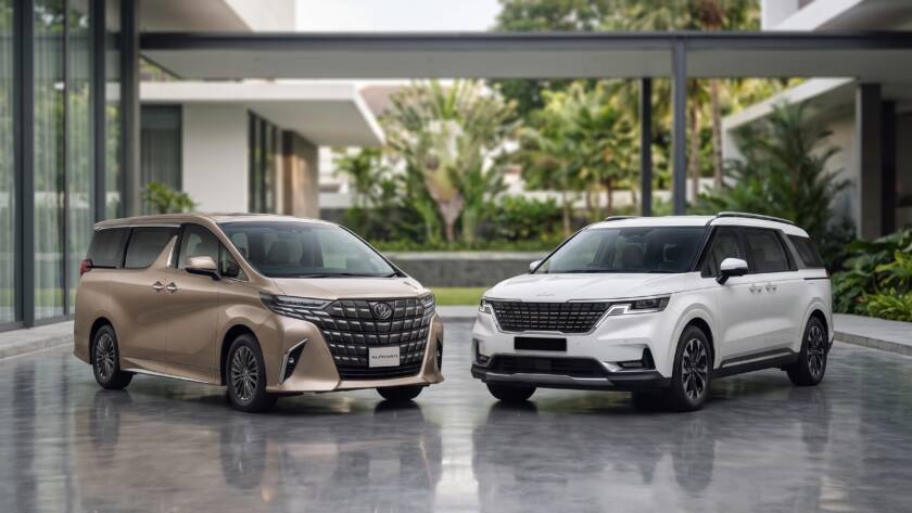 Alphard vs Kia Carnival Singapore — side-by-side comparison