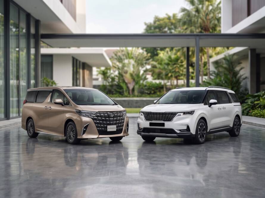 Alphard vs Kia Carnival Singapore — side-by-side comparison