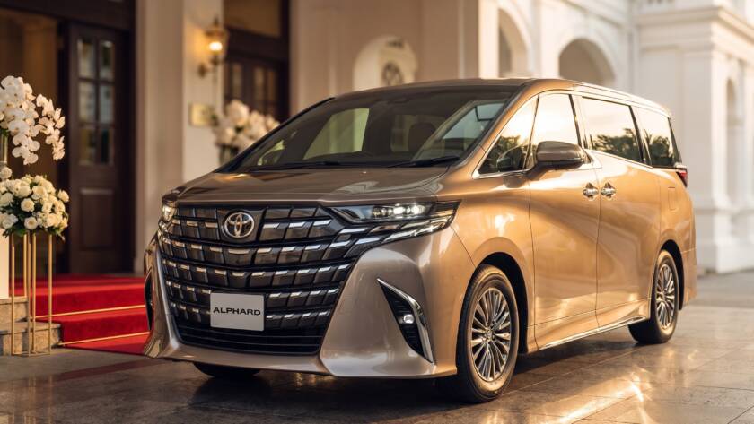 Alphard wedding car rental Singapore — wedding day favourite