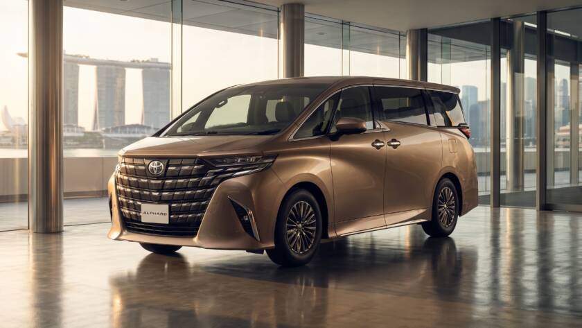 Toyota Alphard price Singapore 2026 — front view of the latest AGH40 model