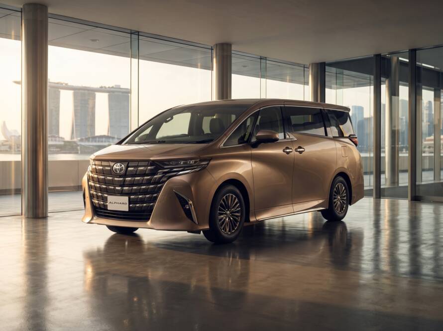 Toyota Alphard price Singapore 2026 — front view of the latest AGH40 model